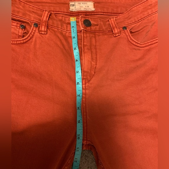 Red Flared Pants - Picture 5 of 7